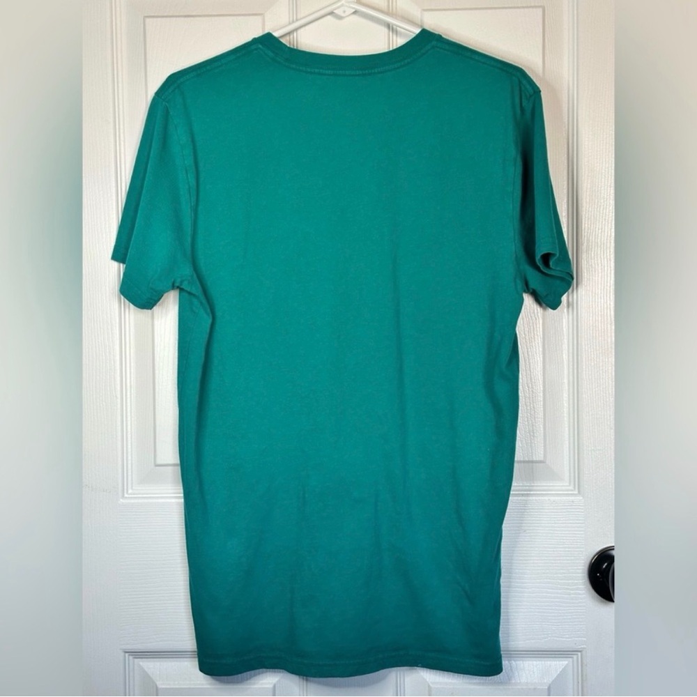 Whitney Houston Y2K Graphic Tee Vintage Style Band Shirt Women's Small Green - Picture 2 of 4